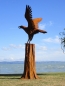 Preview: Park sculpture eagle on tree